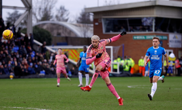 Bamford scores wonder goal as Leeds progress at Peterborough - Leeds ...